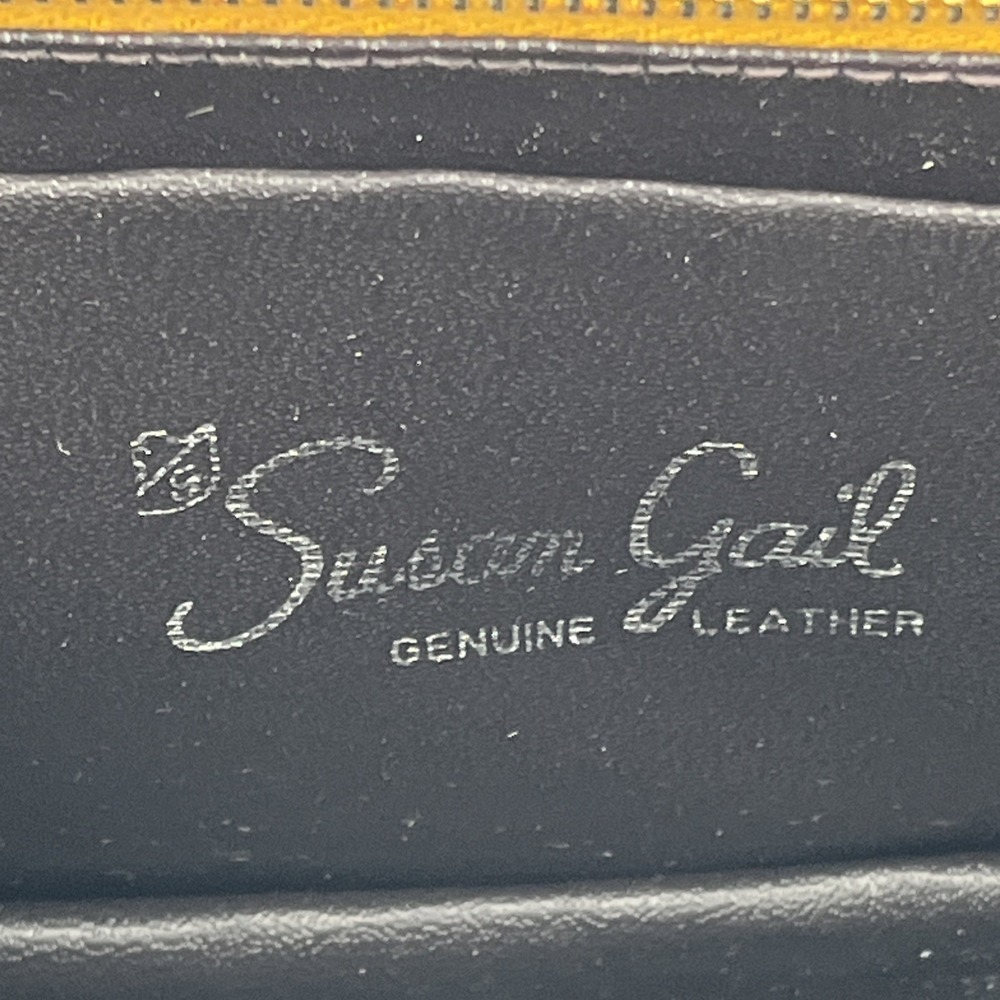 Vintage MCM Susan Gail Leather Shoulder Bag Rare Gold Spur Accents Quiet Luxury - Picture 16 of 16